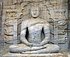 The seated image of the Buddha at Gal Vihara
