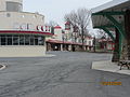 The renovated Streamline Moderne Popcorn Gallery, Visitors Center and Arcade (February 2012)