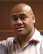 Portrait de Jonah Lomu en 2004.