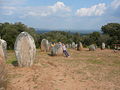 The arranged rocks of the Cromolech of Almendres, in Nossa Senhora de Guadalupe, municipality of Évora