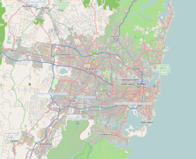 NSD map is located in Sydney