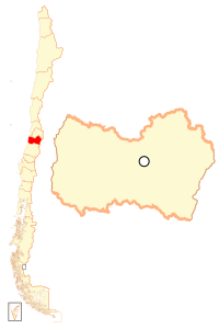 Localização da O'Higgins (região)