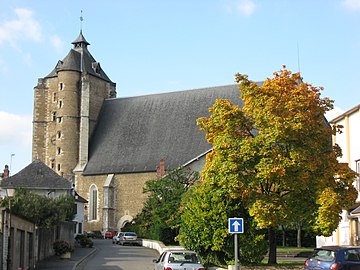 Monein, l'église.