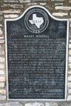 Texas Historical Marker at Mount Bonnell