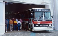 An Orion-Ikarus (Orion III) on display at Expo 86