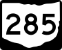 State Route 285 marker