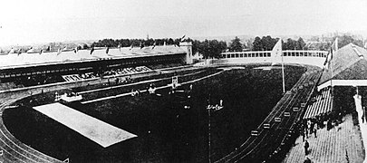 Le stade olympique en 1920