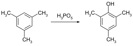 Oxidation von Mesitylen zu Mesitol mit Peroxomonophosphorsäure