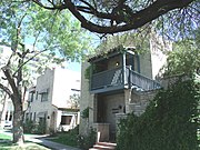Different view of the Greystone Apartments which were built in 1930 and is located at 645-649 N. Fourth Avenue. It was listed in the Phoenix Historic Property Register in September 1986.