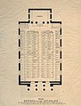 Church of The Epiphany floor plan showing pew rents and family names. Undated.