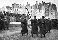 Parade of the First Polish Army on Marszałkowska Street