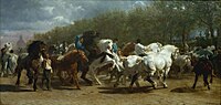 Rosa Bonheur, The Horse Fair, 1853–1855, Metropolitan Museum of Art, New York