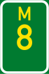 Metropolitan route M8 shield