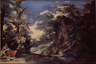 Jacob's Dream (c. 1665), oil on canvas, 137 x 200 cm., Derbyshire, Chatsworth, Devonshire collection