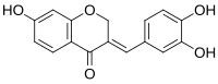 Chemical structure of sappanone A