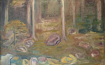 Sketch for 'Ashes' , 1894, oil on canvas, Bergen Kunstmuseum