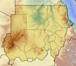 Location map/data/Sudan is located in Sudan