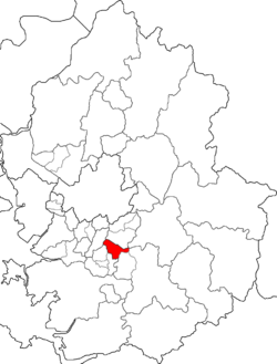 Map of Gyeonggi highlighting Suji-gu.