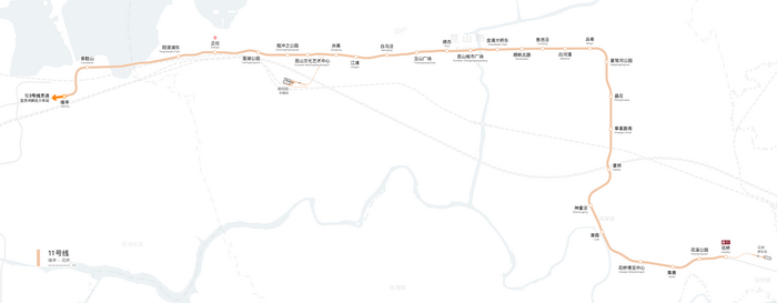 苏州轨道交通11号线线路图