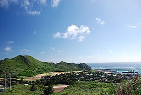 Vue de Tonaki-shima.