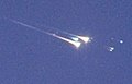 Image 11Space debris identified as WT1190F, burning up in a fireball over Sri Lanka. (from Space debris)