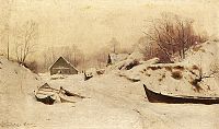 Moras: A Baltic lake in Winter (1869)