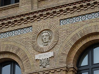 Bust at the University of Zaragoza College of Medicine