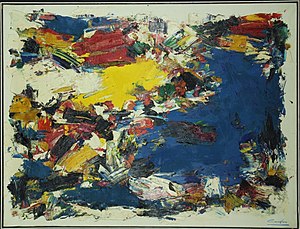 Regatta, 1957, 54" × 71", oil on canvas