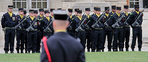 Chasseurs du 16e GC à Vincennes le 17 septembre 2011