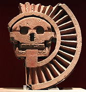 Sculpture de Mictlantecuhtli