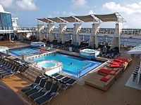 Swimming pools on deck 12