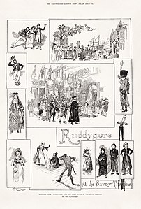 Scenes of Ruddygore, by Amédée Forestier (restored by Adam Cuerden)