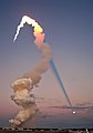 Space Shuttle launch plume shadow at Space Shuttle program by NASA (edited by Fir0002)