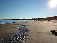 Plage dans la baie des Îles de Mai