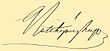 Signature de Lajos Batthyány