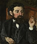 Portrait de Zacharie Astruc by Frédéric Bazille, 1869