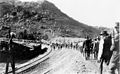 Image 6Armed vigilantes deport striking copper miners during the Bisbee Deportation in Bisbee, Arizona, July 12, 1917.