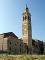 Altra foto del campanile della chiesa parrocchiale di Monte di Colognola ai Colli.