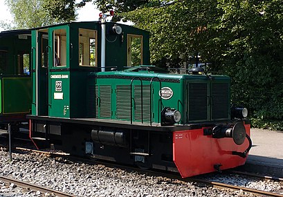 Chiemsee-Bahn diesel engine in June 2017