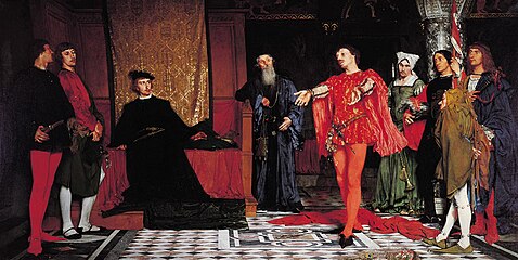 Actors before Hamlet, Władysław Czachórski, c.1870
