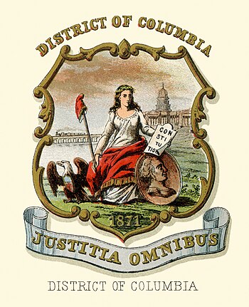 Historical coat of arms of the District of Columbia
