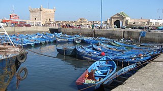 Sqala du Port et porte Bab el-Marsa du port d'Essaouira