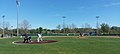 A baseball game at Floyd Central