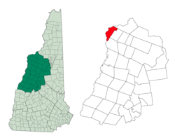 Location in Grafton County, New Hampshire