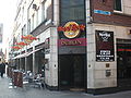 Hard Rock Café at junction with Aston Place