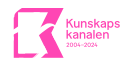 Kunskapskanalen's special logo used during 2024 to mark its 20th anniversary.