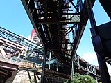 View from underneath the Flushing Line trackways