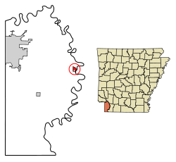 Location in Miller County, Arkansas