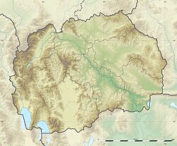 Skopje is located in North Macedonia