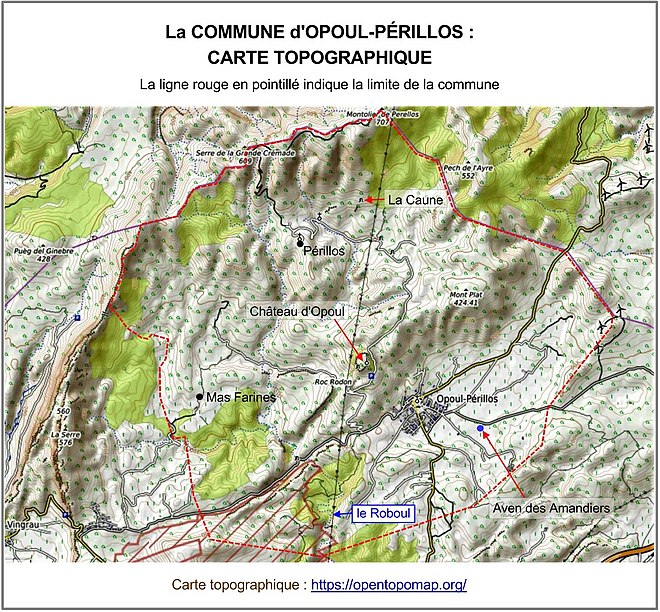 carte topographique